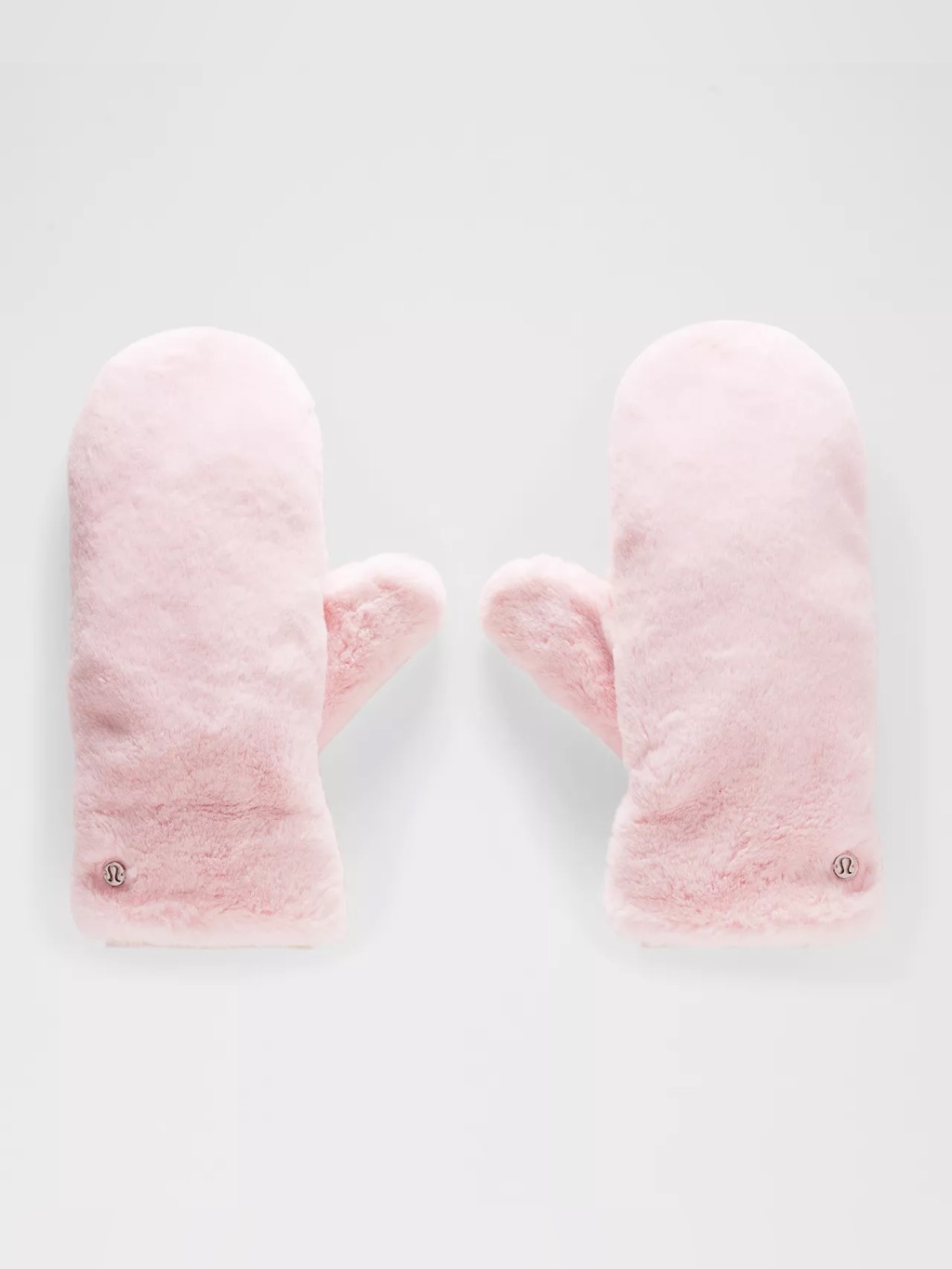 Nwt Lululemon Plush Fleece Mittens Strawberry Milkshake